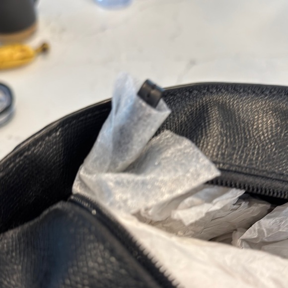 Tumi Sinclair Q Black Tote Bag with Sleek Design - Picture 9 of 14